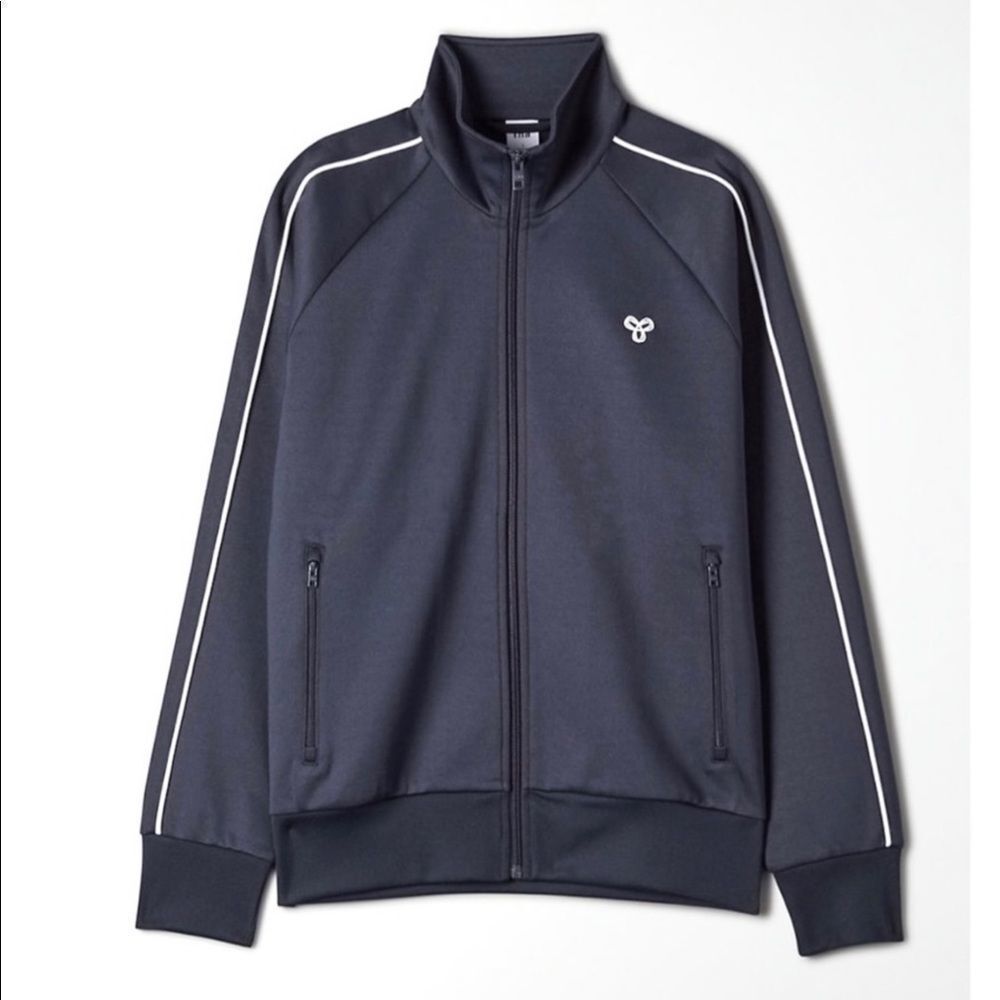 TNA Artizia Derby zip-up track jacket- Navy- Size XS. NWT